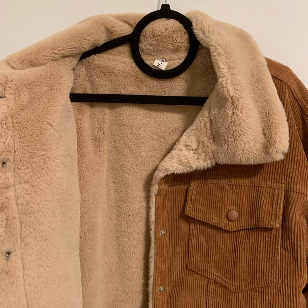 Fleece-Lined Corduroy Jacket - Picture 5 of 5
